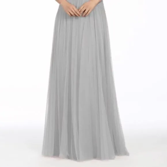 Hayley Paige Gray Formal Dress - Picture 2 of 5